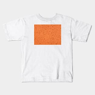 Orange Marble Texture Kids T-Shirt